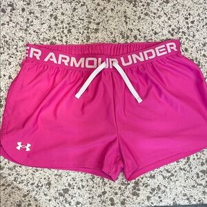 Under Armour Women's Vibrant Pink Athletic Shorts